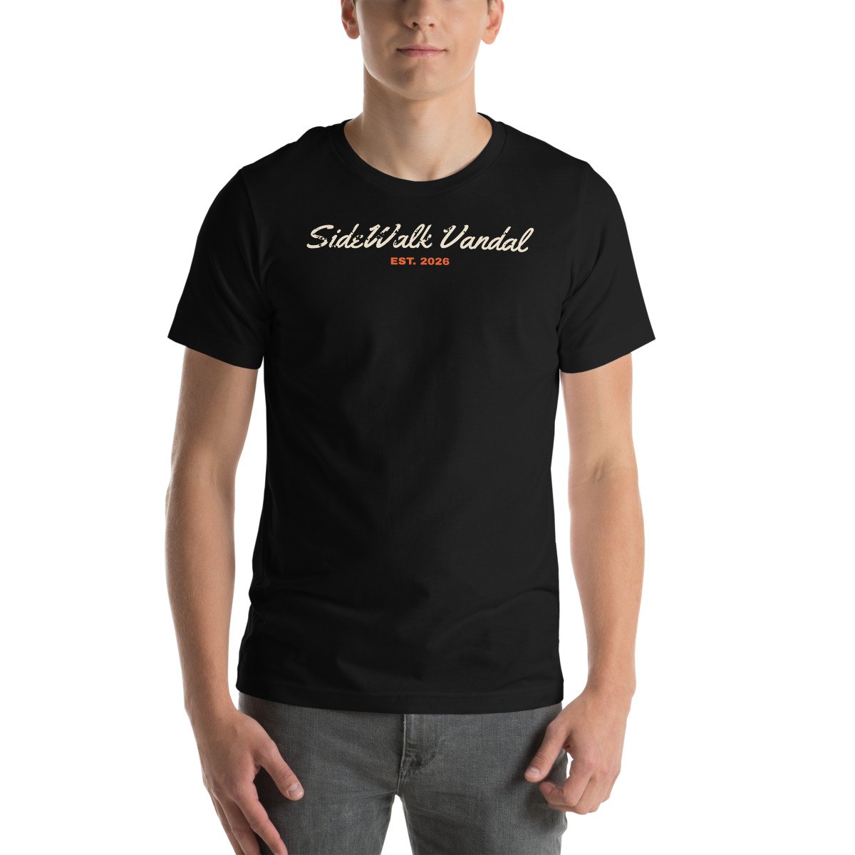 Built Different Tee — Black — Front view