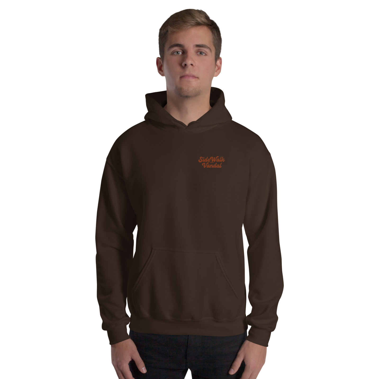 Summit Badge Hoodie — Dark Chocolate