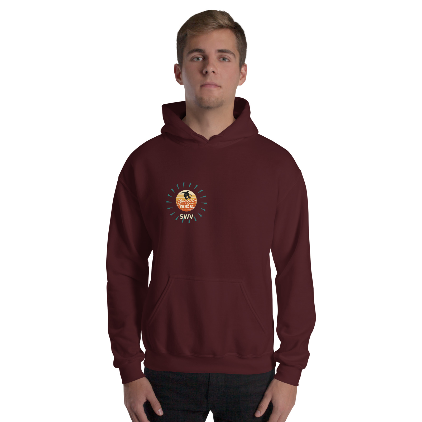After Dark Hoodie — Maroon