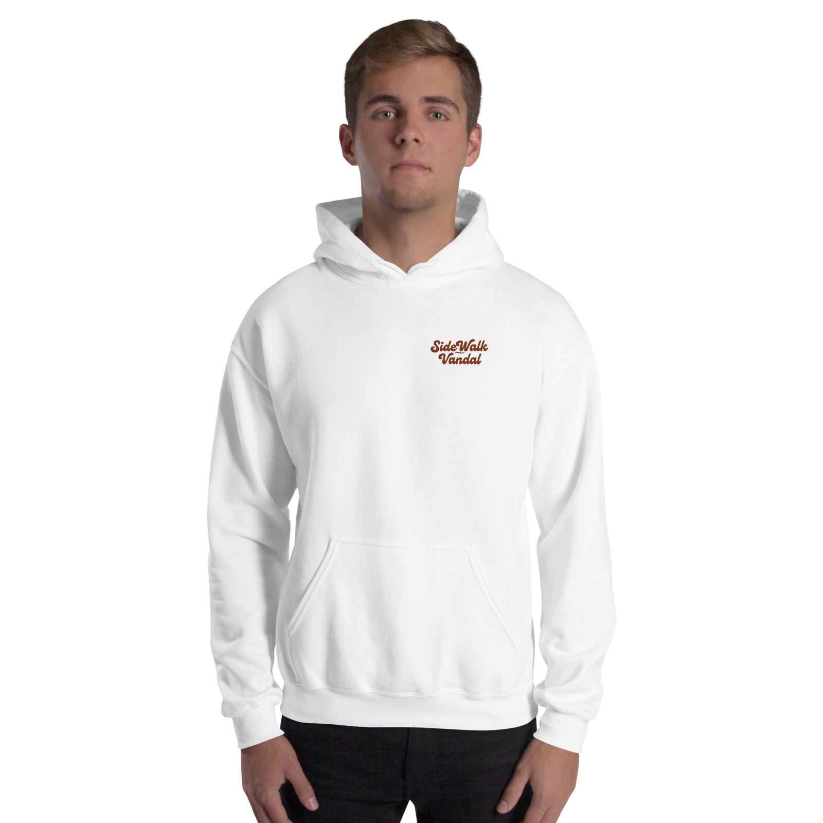 Summit Badge Hoodie — White