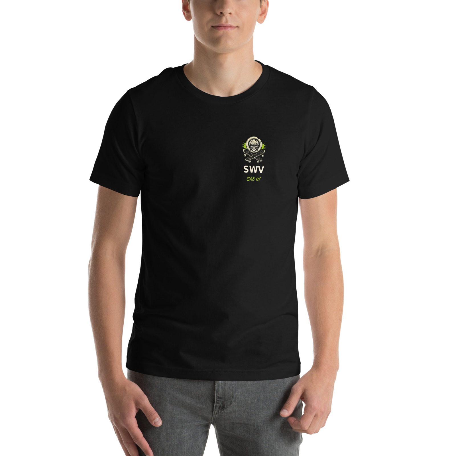 YOLO Deathwheel Tee — Black