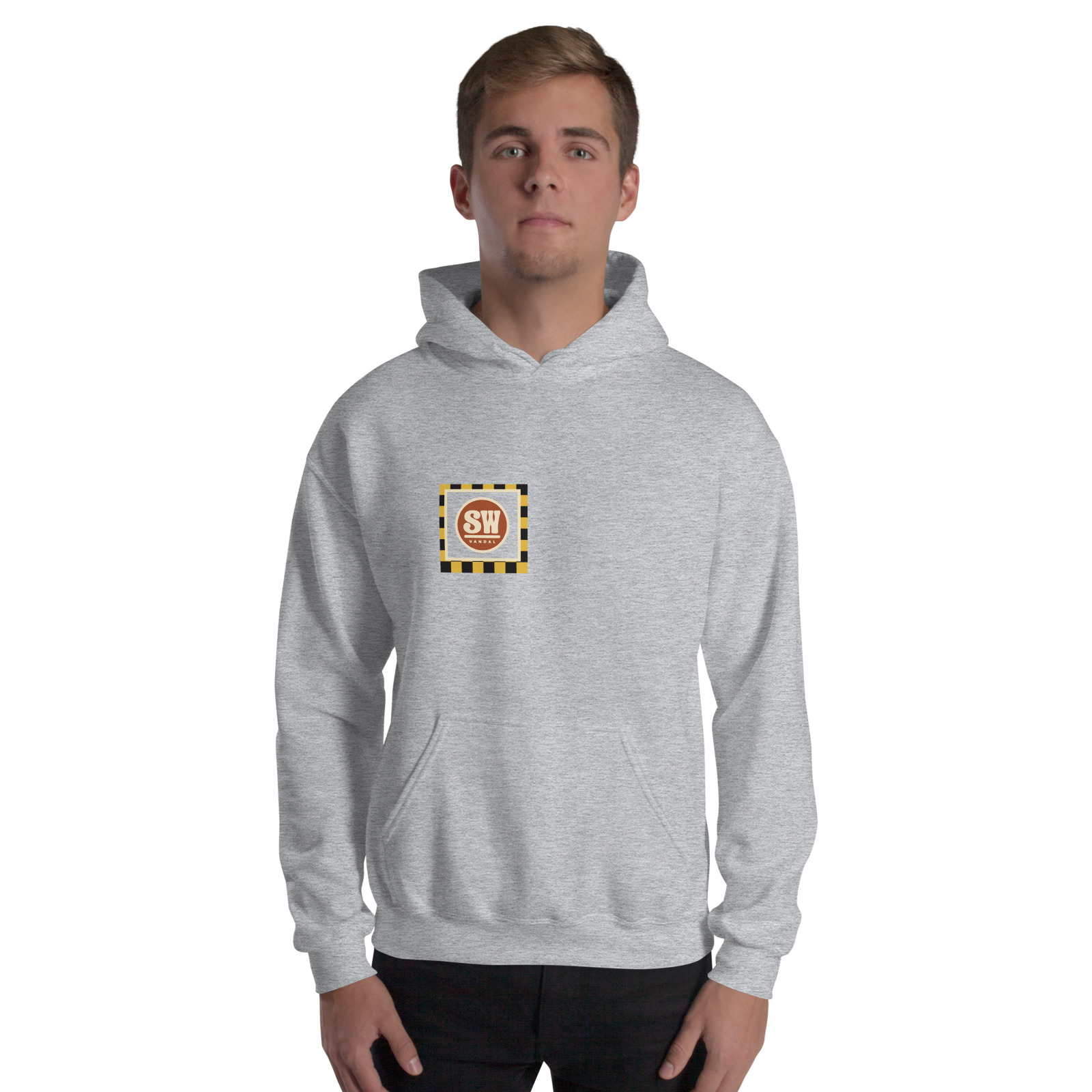 Seal Works Hoodie — Sport Grey — Front view
