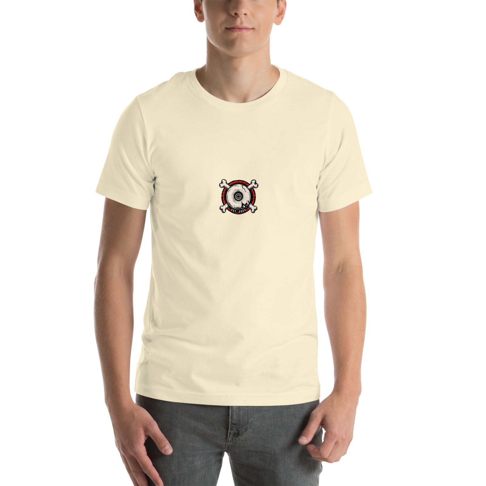Bone Rattle Tee — Natural — Front view