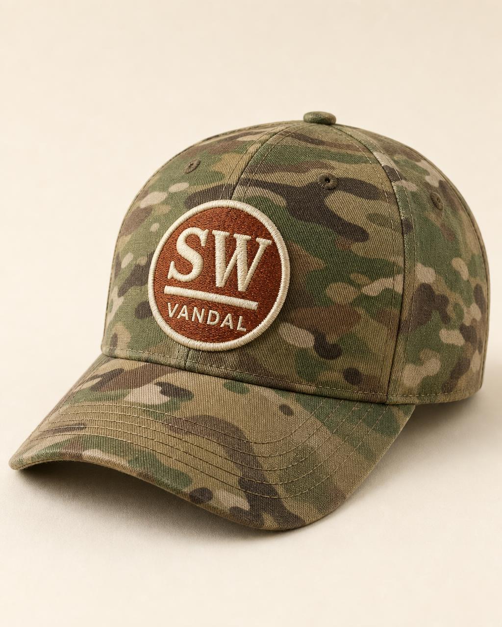 SW Vandal Seal Structured Cap — Multicam Green — front view