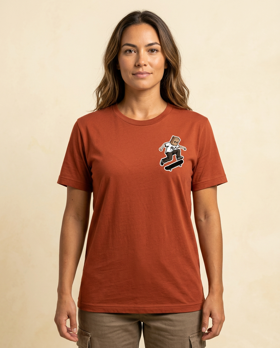 Box Head Roll Forever Tee — Autumn — Front view