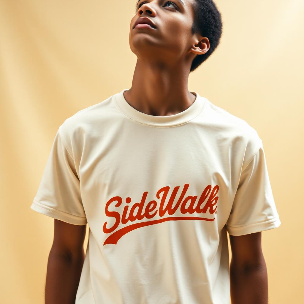 Script Wordmark Tee — Bone