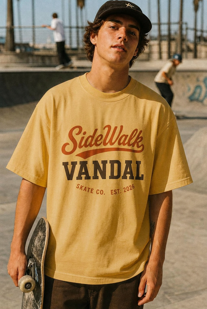 Script Wordmark Tee — Daisy